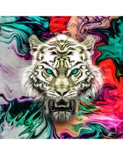 Алмазная мозаика Тигр картина стразами 40x40 см Arthomework