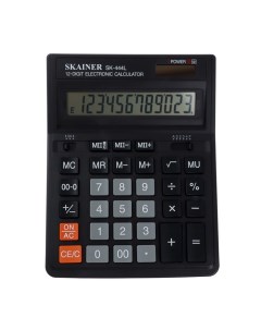 Калькулятор настольный большой 12 разрядный SKAINER SK 444L двойное питание двойная пам Nobrand