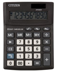 Калькулятор BUSINESS LINE CMB1001BK настольный 10 разрядов 100x136 мм Citizen