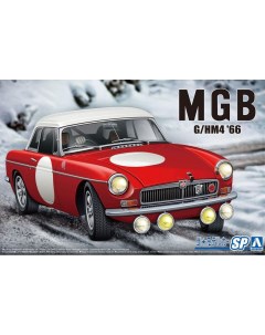 Сборная модель 1 24 Сборная модель MG B G HM4 Club Rally Ver 66 06126 Aoshima