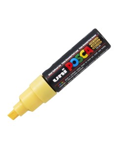 Маркер Uni POSCA PC 8K 8мм скошенный соломенно желтый straw yellow 73 Uni mitsubishi pencil