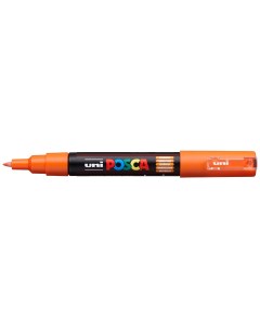 Маркер Uni POSCA PC 1M 0 7мм овальный оранжевый orange 4 Uni mitsubishi pencil