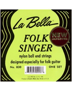 Струны для классической гитары LaBella 830 La bella