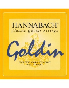 Струны для классической гитары 725MHT GOLDIN Hannabach