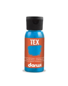 Краска для ткани TEX DA0100050 50 мл 280 бирюзово голубой Darwi