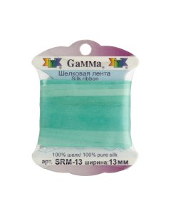 Тесьма декоративная Gamma шелковая цвет M014 арт SRM 13