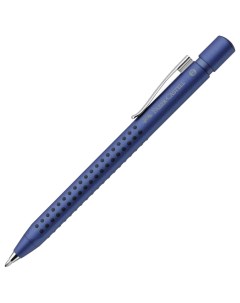 Ручка шариковая автоматическая Grip 2011 синяя 1 2мм трехгр корпус ассор Faber-castell