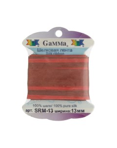 Тесьма декоративная Gamma шелковая цвет M104 арт SRM 13