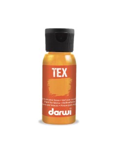 Краска для ткани TEX DA0100050 50 мл 763 оранжевый неон Darwi