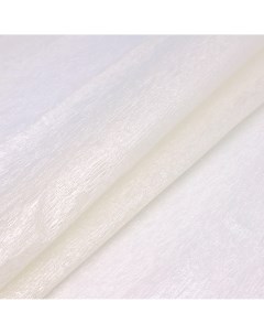 Жемчужная креповая бумага DP 01 белый 50 200 см Astra&craft