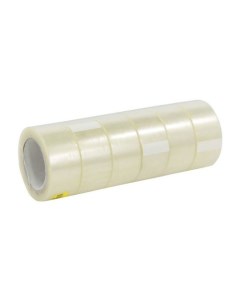Упаковка клейкой ленты упаковочная прозрачный 48мм 15м полипропилен Buro