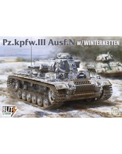 Сборная модель 1 35 Немецкий cредний танк Pz Kpfw III Ausf N w Winterketten 8011 Takom