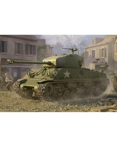 Сборная модель 1 16 Средний танк M4A3E8 Ранний тип 61619 I love kit