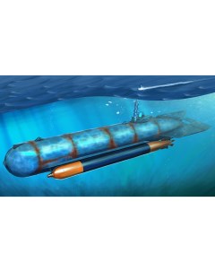 Сборная модель 1 35 Немецкая сверхмалая подводная лодка Molch Midget 80170 Hobbyboss