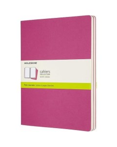 Блокнот Cahier journal Xlarge 120 страниц нелинованный 19 х 25 см розовый неон Moleskine
