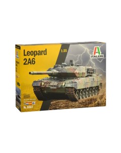 Сборная модель 1 35 Leopard 2A6 6567 Italeri