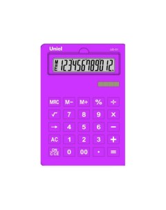 Калькулятор Uniel UD 51L пурпурный Калькуляторы "uniel"