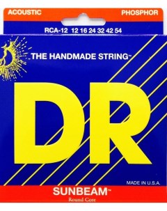 Струны для акустической гитары Sunbeam RCA 12 Dr string