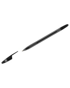 Ручка шариковая 555 черная 0 7мм тонированный корпус 50шт Стамм
