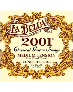Струны для акустической гитары 2001 Medium La bella