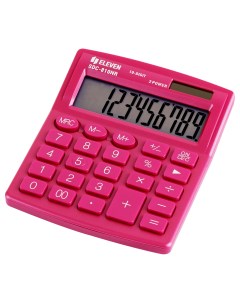 Калькулятор настольный SDC 810NR PK 10 разрядов двойное питание 127 105 21мм Eleven