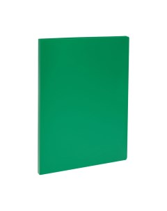 Папка с пружинным скоросшивателем А4 14мм 500мкм пластик зеленая Стамм