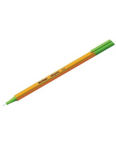 Ручка капиллярная Rapido светло зеленая 0 4мм трехгранная Berlingo