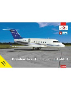 Сборная модель 1 72 Пассажирский самолет Bombardier Challenger CL 600 72363 Amodel