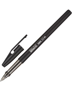 Ручка шариковая Basic черная толщина линии 0 5 мм 168707 Attache