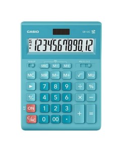 Калькулятор GR 12 12 разр голуб бухгалтерский Casio
