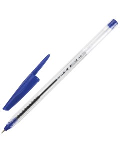 Ручка шариковая Basic 141705 синяя 0 7 мм 1 шт Staff