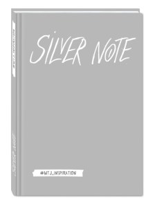 Блокнот Silver Note Креативный с серебряными страницами твердый переплет Эксмо