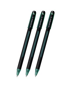 Набор ручек шариковых UNI Jetstream SX 101 зеленые 0 7 мм 3 шт Uni mitsubishi pencil