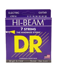 Струны для 7 ми струнной электрогитары LTR7 9 Dr string