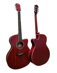 IWC 235 MTRD Гитара акустическая Мензура 650 мм Цвет красный Sevillia