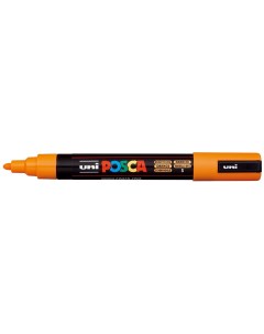 Маркер Uni POSCA PC 5M 1 8 2 5мм овальный оранжево желтый bright yellow 3 Uni mitsubishi pencil