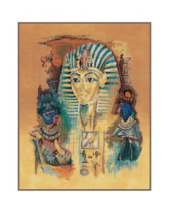Набор для вышивания Тутанхамон 39х49 см Lanarte
