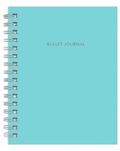 Творческий блокнот Bullet Journal Бирюзовый Бомбора