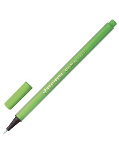 Ручка капиллярная Aero светло зеленая 0 4 мм 142250 Brauberg