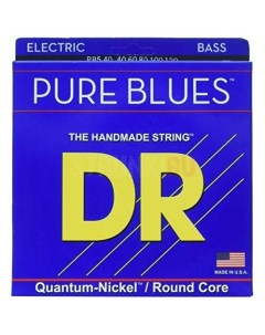 Струны для бас гитары PB5 40 PURE BLUES Dr string