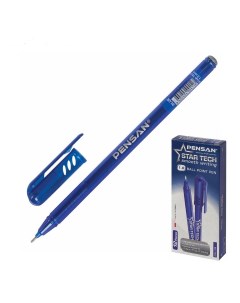 Ручка шариковая Star Tech 3494034 синяя 1 мм 1 шт Pensan