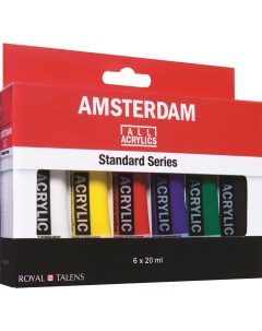 Акриловые краски Amsterdam Стандарт Mixing 6 цветов Royal talens