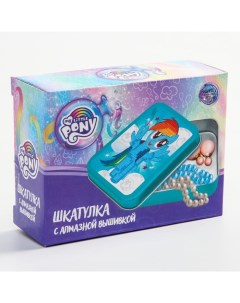 Алмазная мозаика на шкатулке Рейнбоу Деш My Little Pony 8 5х11 5 см Hasbro