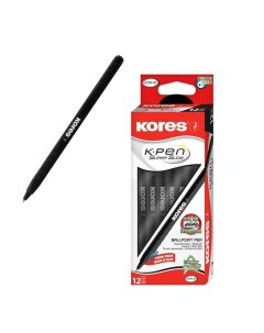 Ручка шариковая Kor M Super Slide 1013669 черная 0 5 мм 1 шт Kores