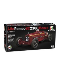 Сборная модель 1 12 Автомобиль ALFA ROMEO 8C 2300 Monz 4706 Italeri
