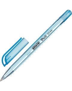 Ручка шариковая Deli синяя толщина линии 0 5 мм 131231 Attache