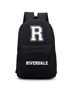 Рюкзак с логотипом Riverdale черного цвета Nobrand