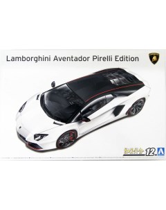 Сборная модель 1 24 Lamborghini Aventador Pirelli Edition 15 06121 Aoshima