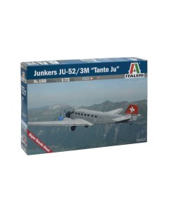 Сборная модель 1 72 Самолет Junkers Ju 52 3 M Tante Ju 0150 Italeri