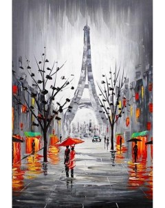 Картина по номерам Дождливый Париж Роспись по холсту 40х50 см BFB0387 с 8 лет Supertoys